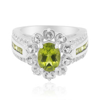 Peridot Silver Ring