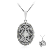 Mother of Pearl Silver Necklace