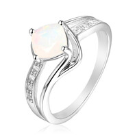 Welo Opal Silver Ring