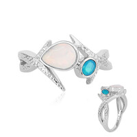 Welo Opal Silver Ring