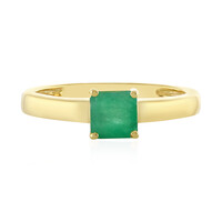 Brazilian Emerald Silver Ring