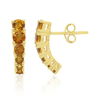 Citrine Silver Earrings