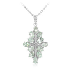 Paraiba Tourmaline Silver Necklace