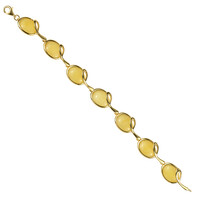 Baltic Amber Silver Bracelet