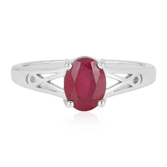 Madagascar Ruby Silver Ring