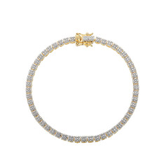 I3 (I) Diamond Brass Bracelet (Juwelo Style)