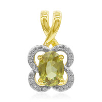 9K Sphene Gold Pendant