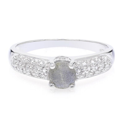 Romanian Spectrolite Silver Ring