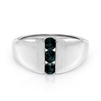 Indicolite Silver Ring