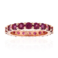 Rhodolite Silver Ring