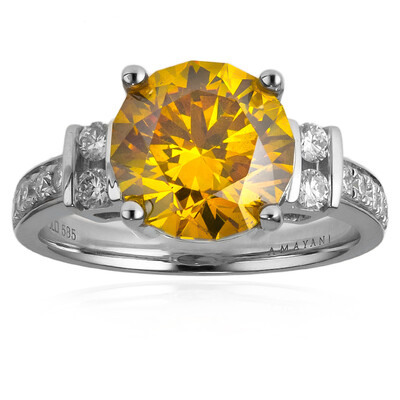 14K Sphalerite Gold Ring (AMAYANI)