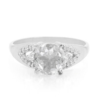 Goshenite Silver Ring