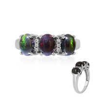 Mezezo Opal Silver Ring