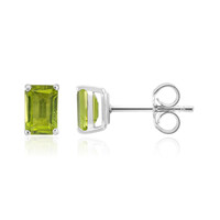 Peridot Silver Earrings