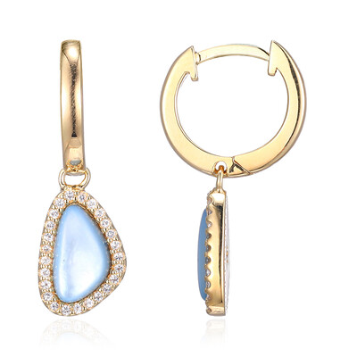 Mother of Pearl Silver Earrings