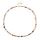 CHERRY BLOSSOM AGATE Silver Necklace