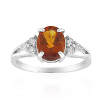 Madeira Citrine Silver Ring