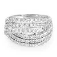 Zircon Silver Ring