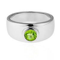 Arizona Peridot Silver Ring