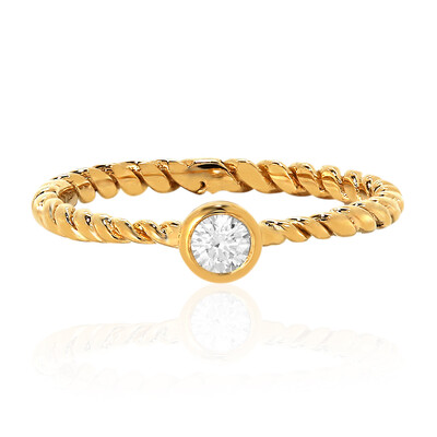 White Topaz Silver Ring