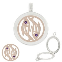 Amethyst Silver Pendant