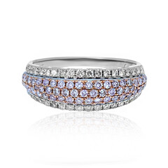 14K I1 Pink Diamond Gold Ring (CIRARI)