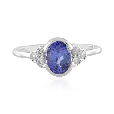 Tanzanite Silver Ring (Adela Silber)