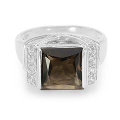 Smoky Quartz Silver Ring