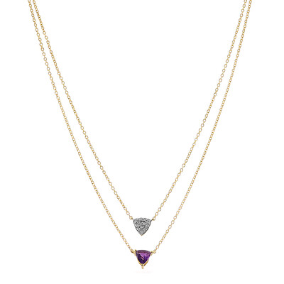 Amethyst Silver Necklace
