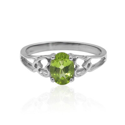 Peridot Silver Ring