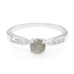 Romanian Spectrolite Silver Ring