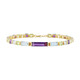 Amethyst Silver Bracelet (KM by Juwelo)