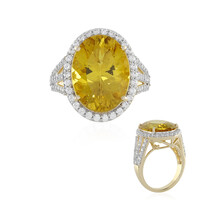 9K Golden Apatite Gold Ring