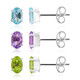 Amethyst Silver Earrings