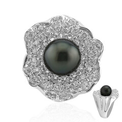 Tahitian Pearl Silver Ring (TPC)