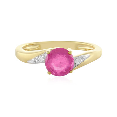 Madagascar Pink Sapphire Silver Ring