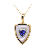 14K Mother of Pearl Gold Necklace (CIRARI)