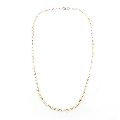 9K Flawless (F) Diamond Gold Necklace (LUCENT DIAMONDS)