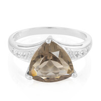 Smoky Quartz Silver Ring