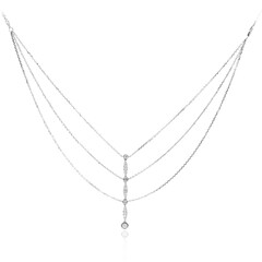 14K SI2 (H) Diamond Gold Necklace (CIRARI)