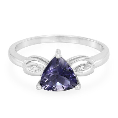 Ceylon Iolite Silver Ring