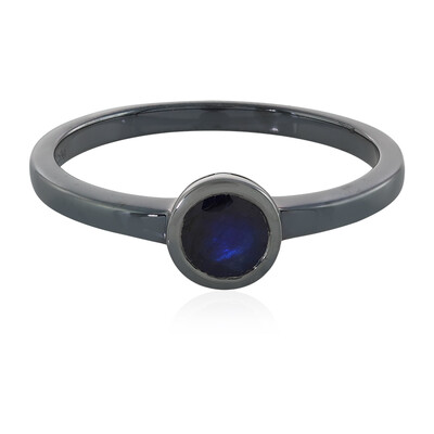 Madagascar Blue Sapphire Silver Ring