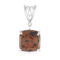 Mahogany Obsidian Silver Pendant