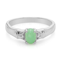 Imperial Chrysoprase Silver Ring
