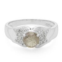 Romanian Spectrolite Silver Ring