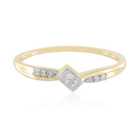 9K SI1 (H) Diamond Gold Ring
