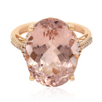 14K Morganite Gold Ring