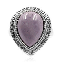 Fluorite Opal Silver Ring