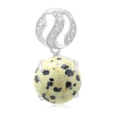 Dalmatian Jasper Silver Pendant