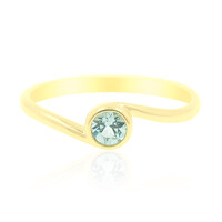 9K Nigerian Paraiba Tourmaline Gold Ring